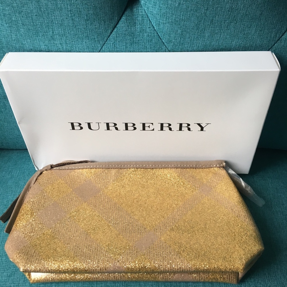 Burberry cosmetic/ travel pouch